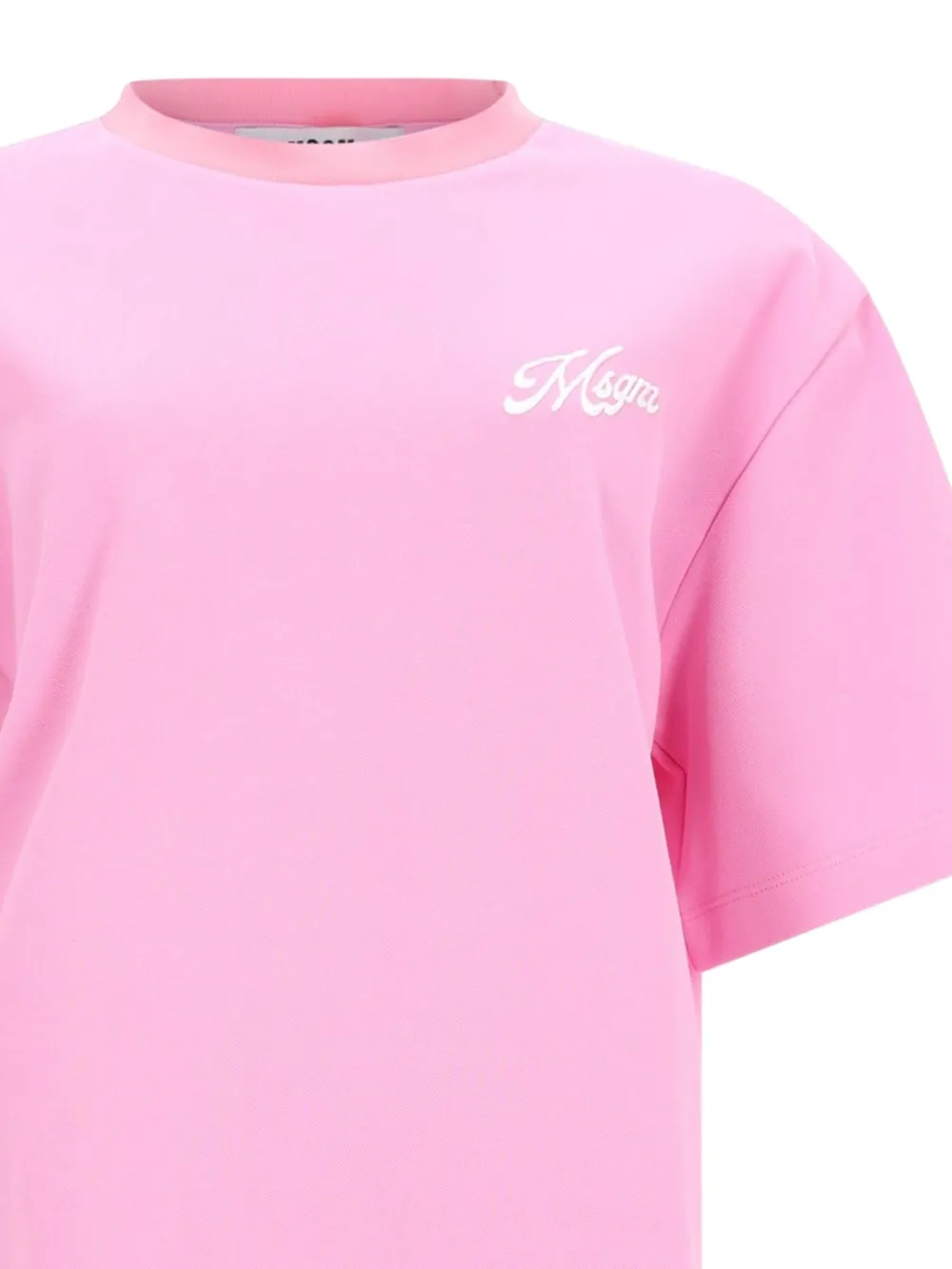 MSGM T-shirt met logoprint Roze