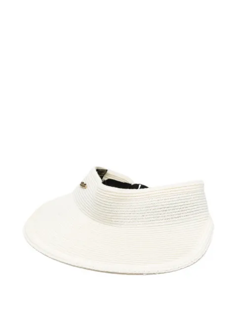 Borsalino logo-appliqué hat