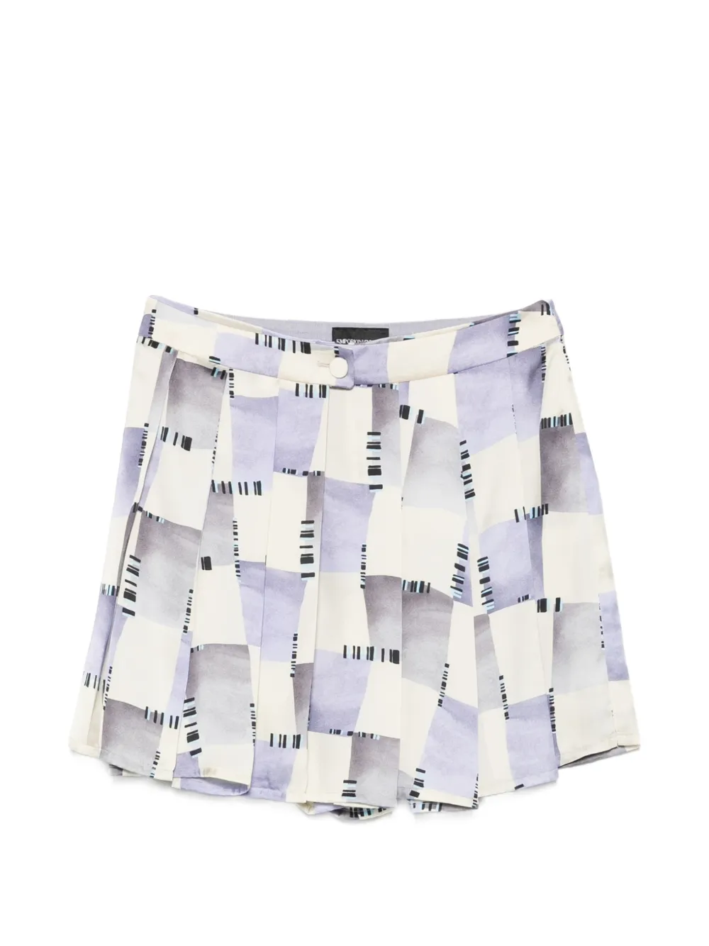 Emporio Armani abstract-print shorts - Toni neutri