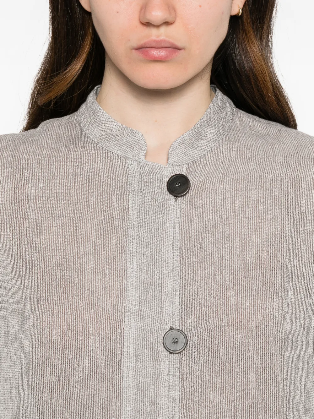 Emporio Armani Jas met knopen Grijs
