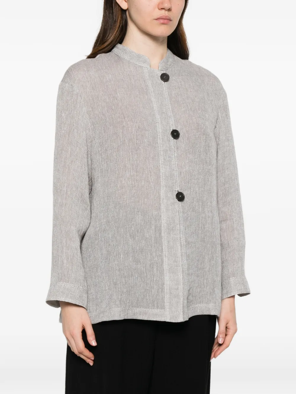 Emporio Armani Jas met knopen Grijs