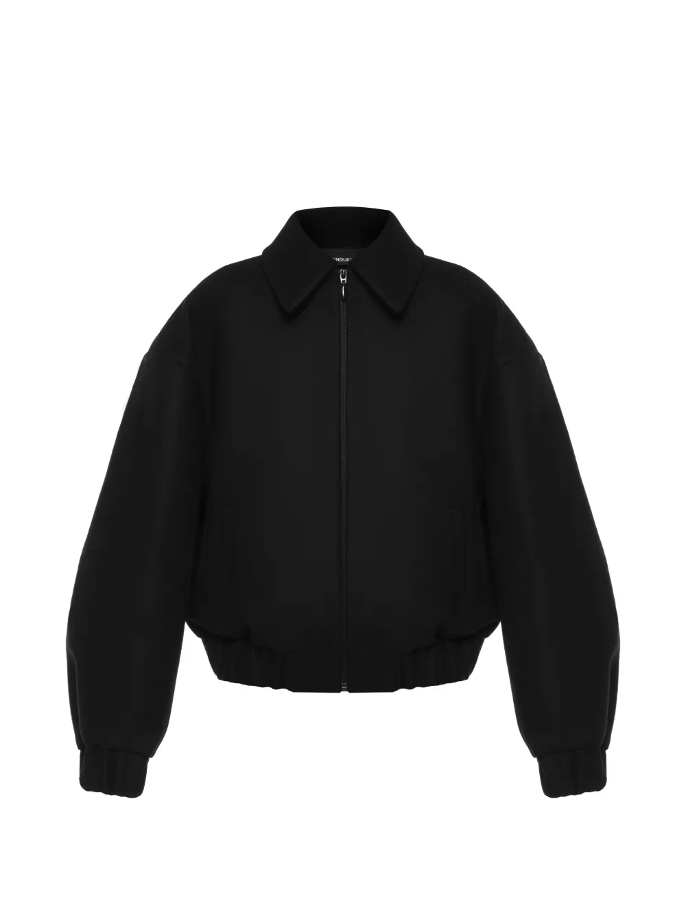 ANOUKI pearl-embellished bomber jacket - Schwarz