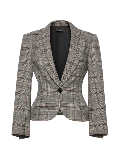 ANOUKI check-pattern blazer