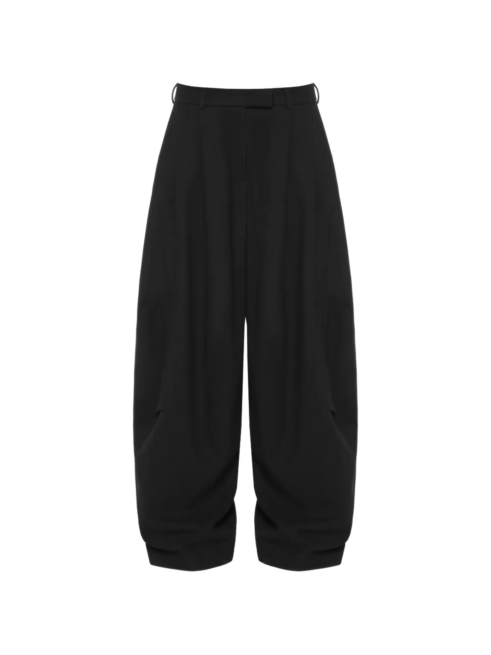 ANOUKI concealed-fastening baggy trousers - Nero