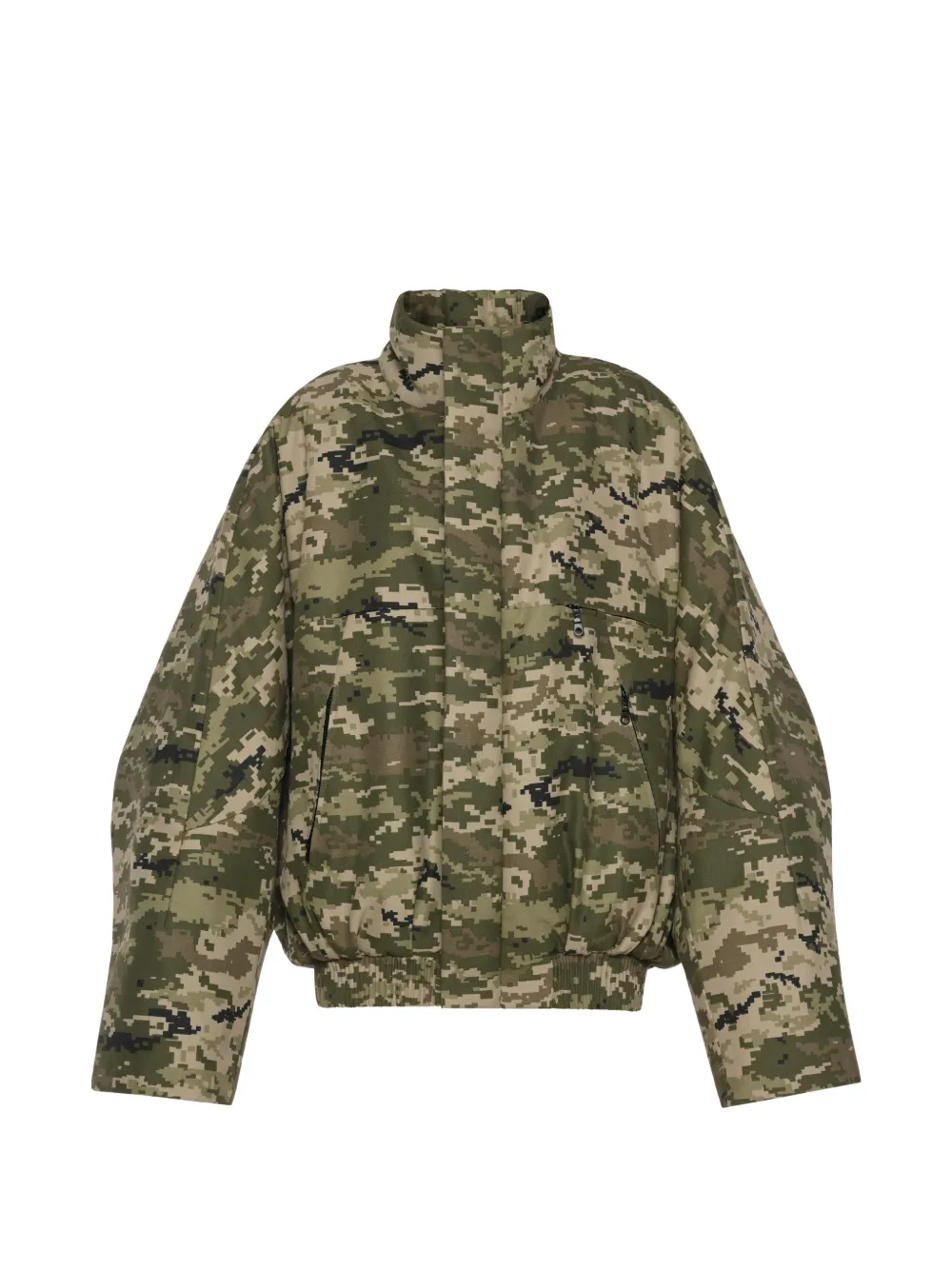 ANOUKI camouflage-print jacket - Grün