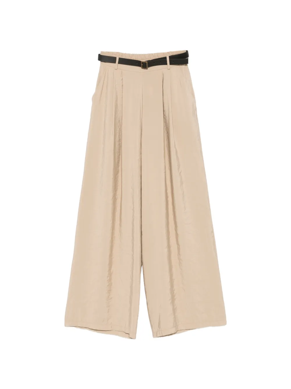 PHILIA LOFT belted pleated trousers - Nude