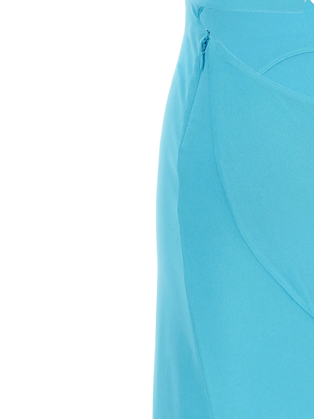 TOM FORD Rok met uitgesneden details Blauw