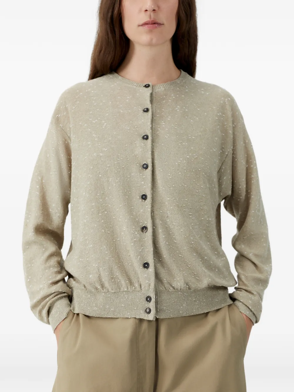 Cordera flecked cardigan - Neutrals