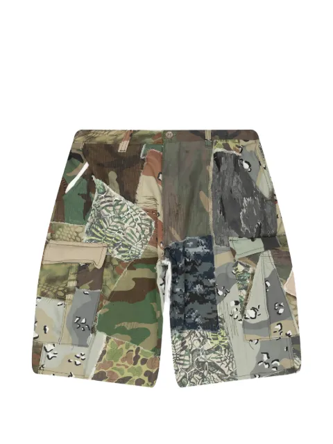 GALLERY DEPT. patchwork camouflage shorts