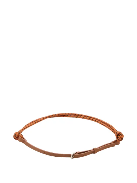 Plan C rope-detail belt