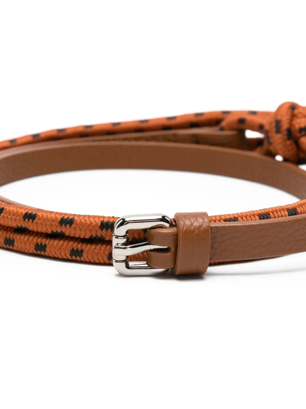 Plan C Riem met touwdetail Bruin