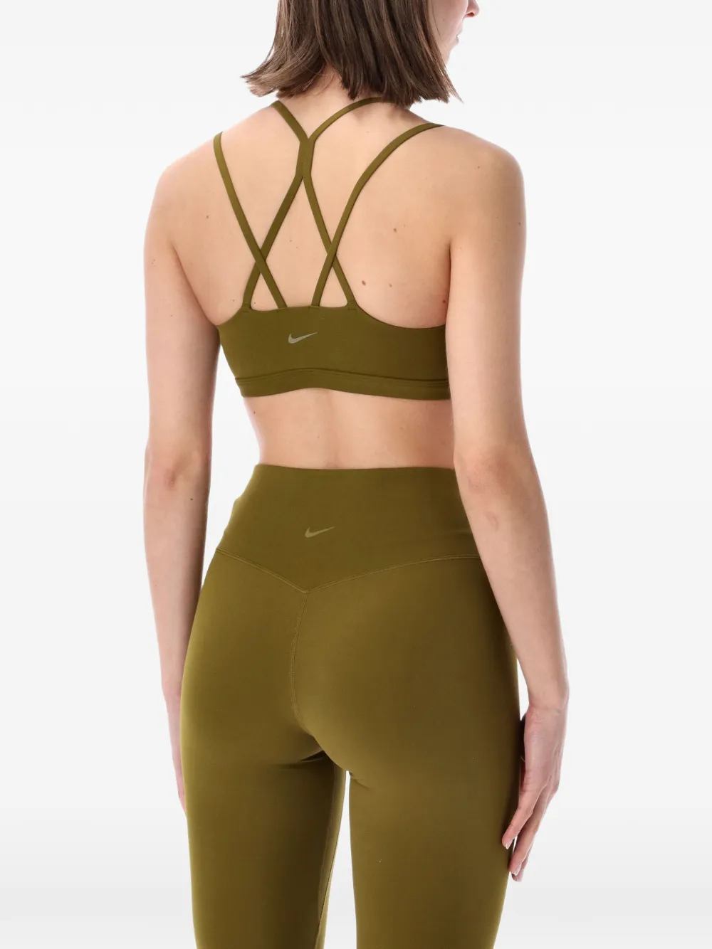 Nike Zenvy gewatteerde sport-bh Groen