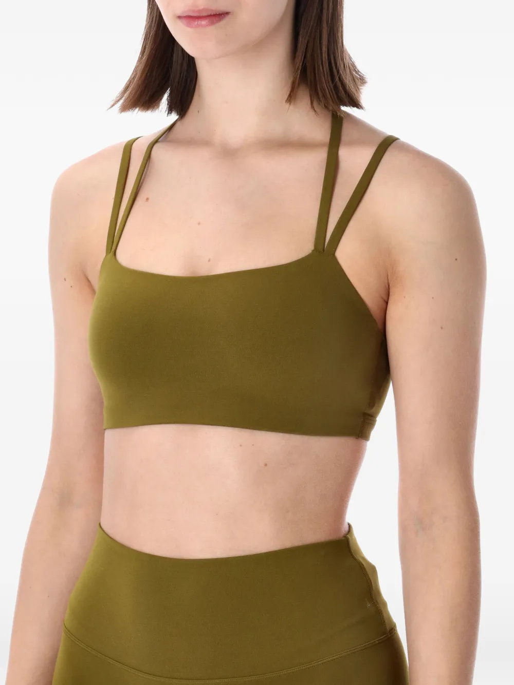 Nike Zenvy gewatteerde sport-bh Groen