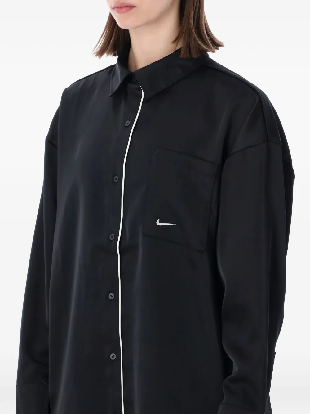 Nike Oversized blouse Zwart