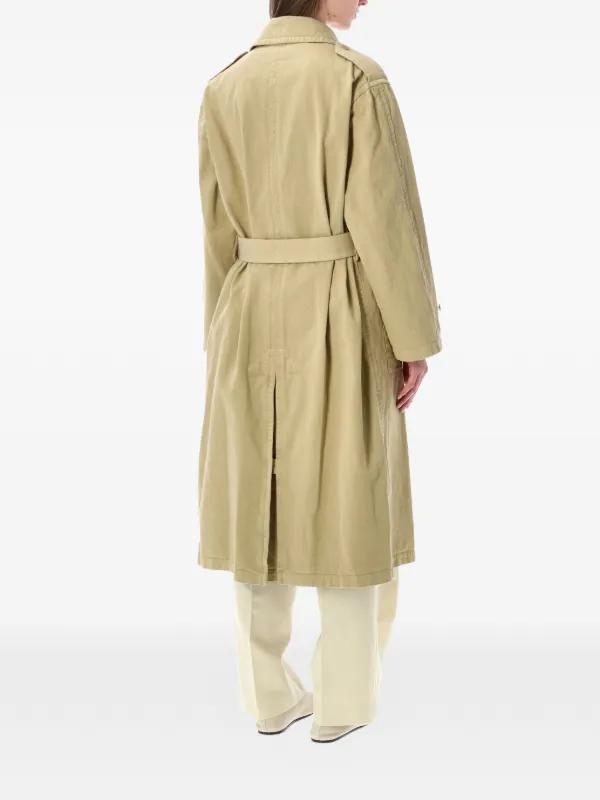 Auralee Belted Trench Coat | Neutrals | FARFETCH