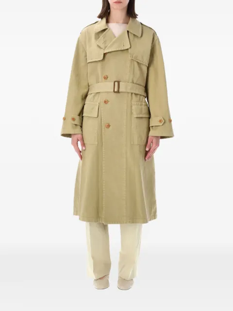 Auralee belted trench coat