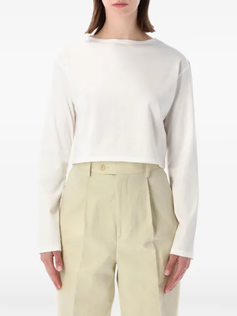 Auralee crop long-sleeve T-shirt