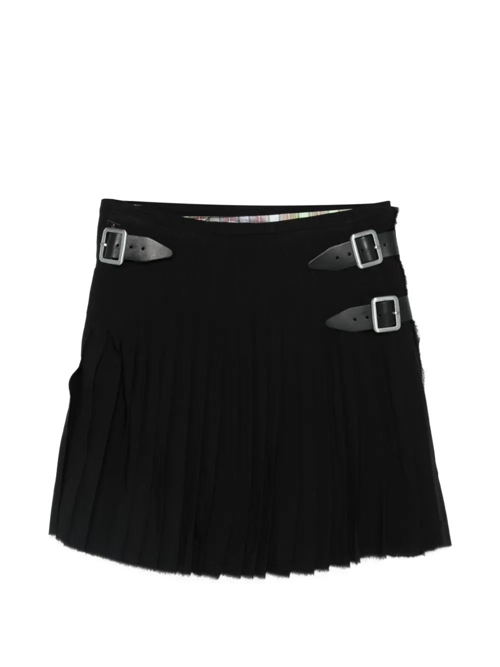 Vivienne Westwood Kilt buckle pleated mini skirt - Nero