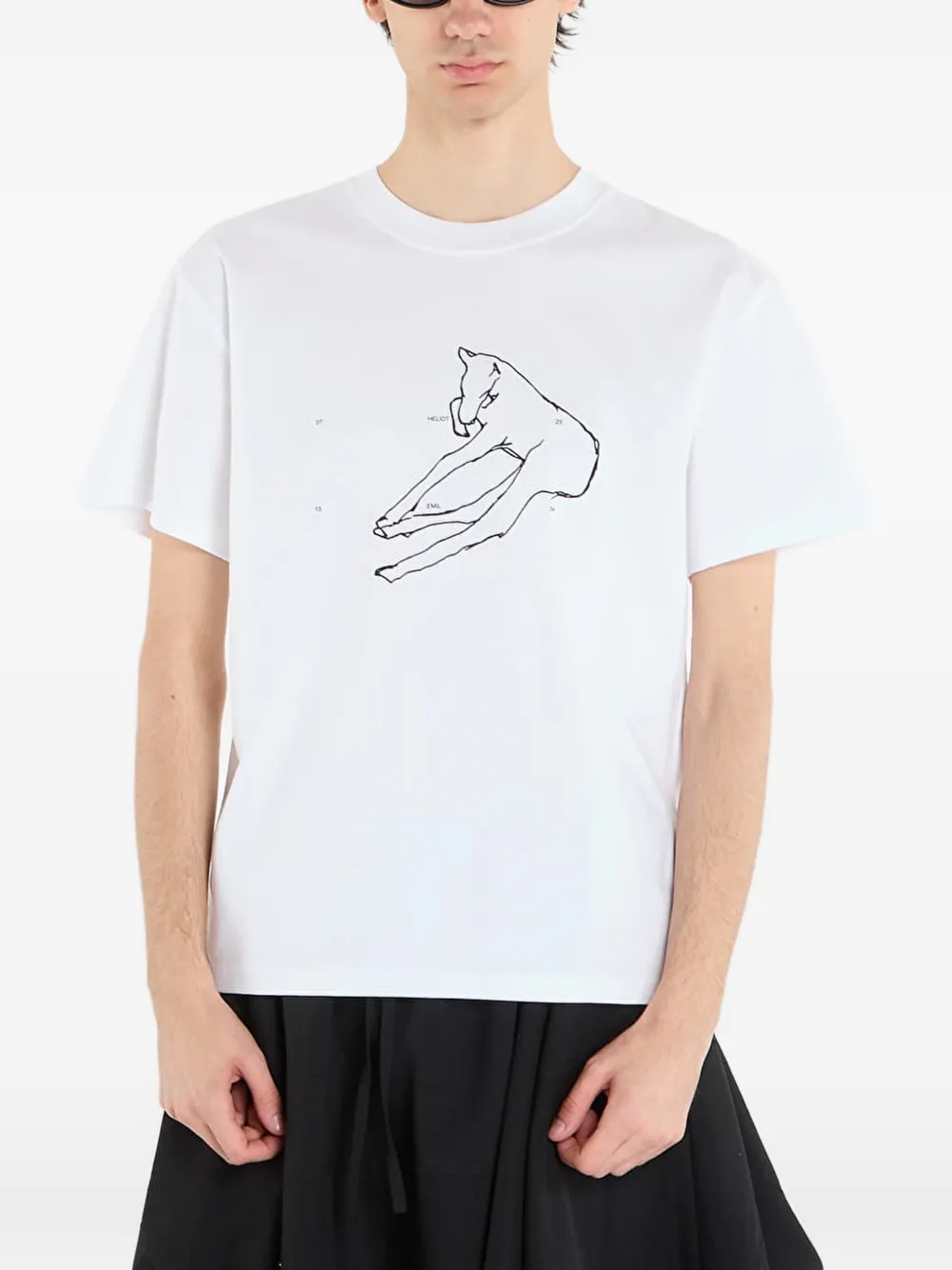 HELIOT EMIL Colt T-shirt - Bianco