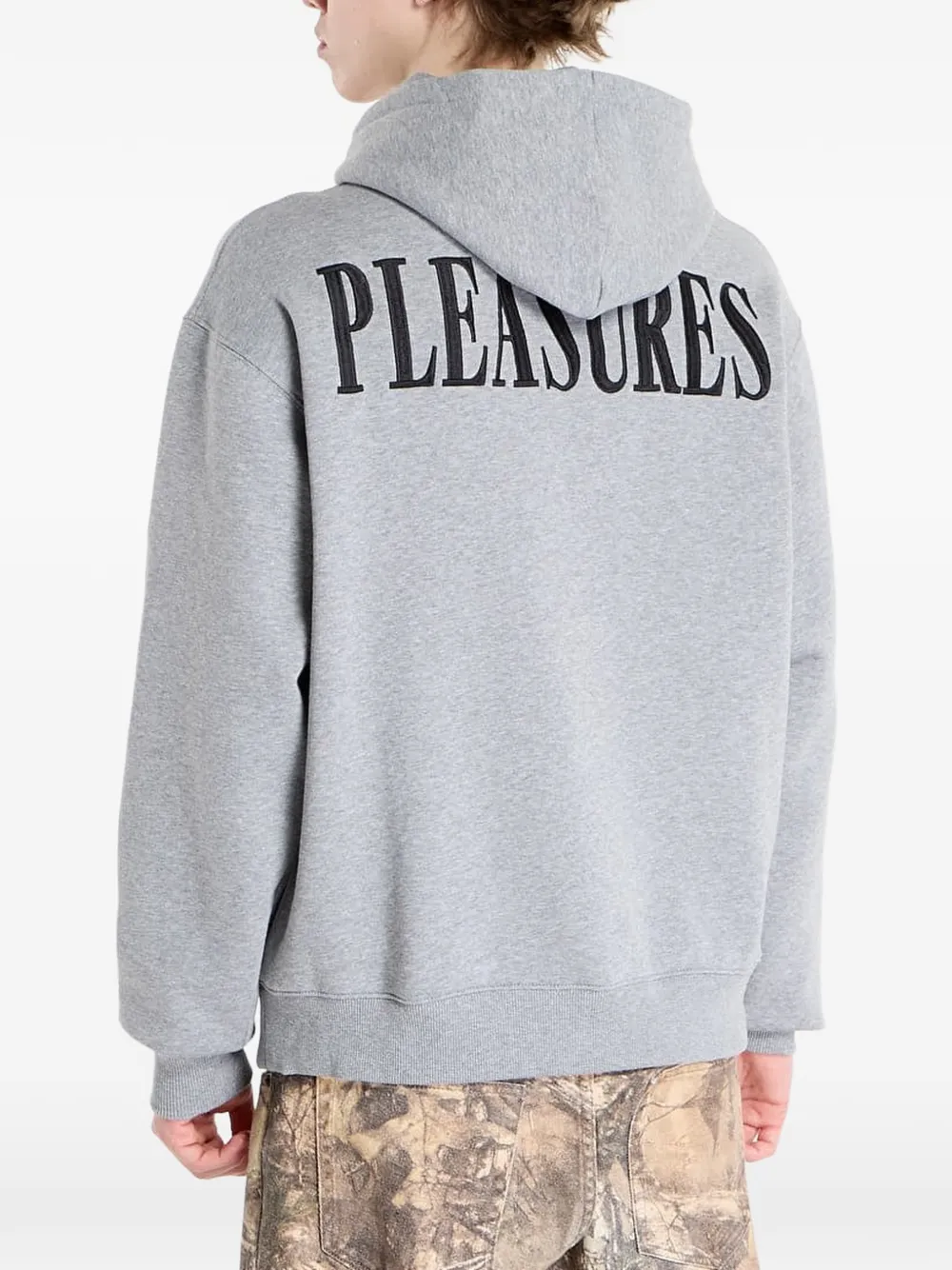 Pleasures Hoodie met print Grijs
