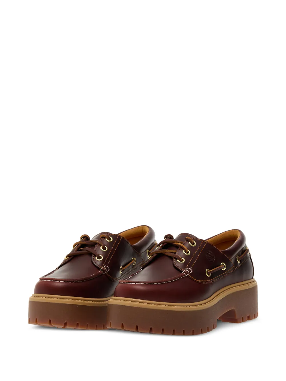 Timberland lace-up platform boat shoes Bruin