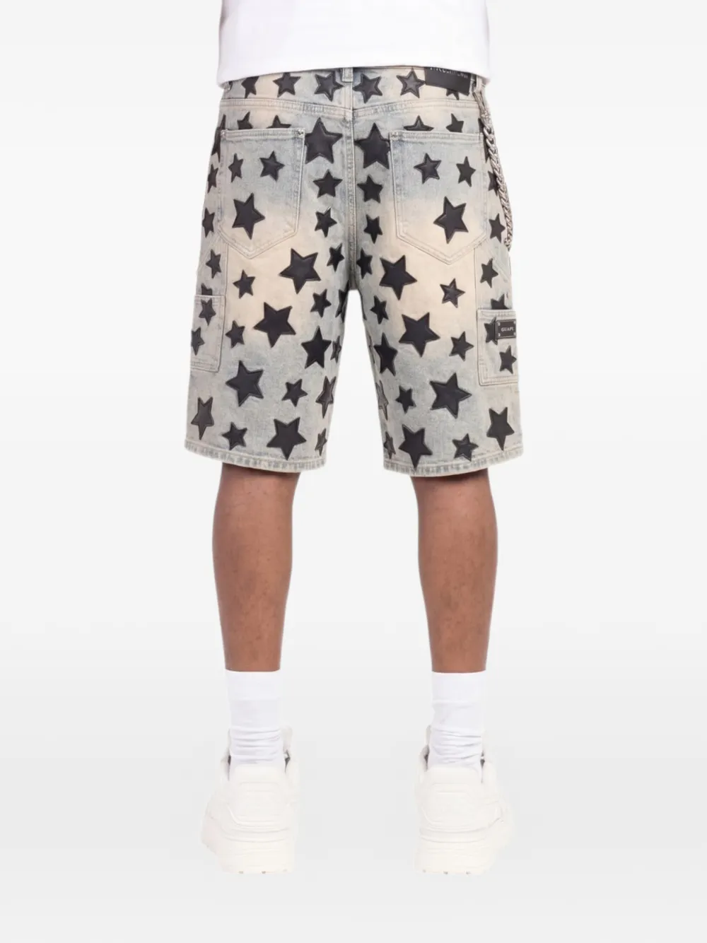  Guapi Shorts Denim Blue Stars V2 