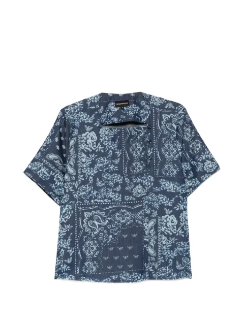 Emporio Armani Blusa con design patchwork