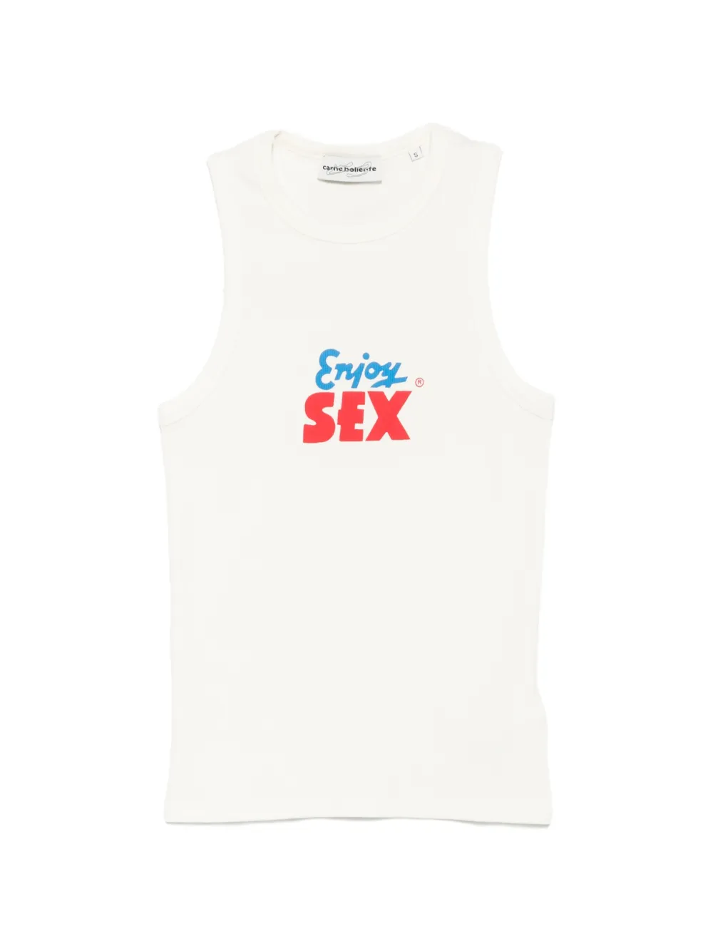 CARNE BOLLENTE Enjoy tank top - Toni neutri