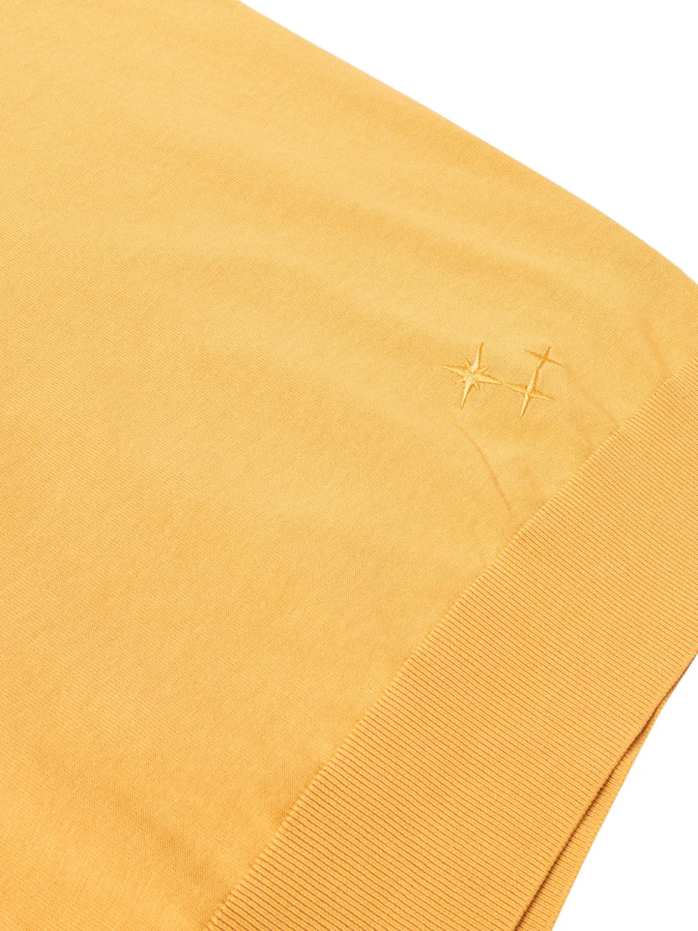 Laneus Fijngebreid poloshirt Oranje