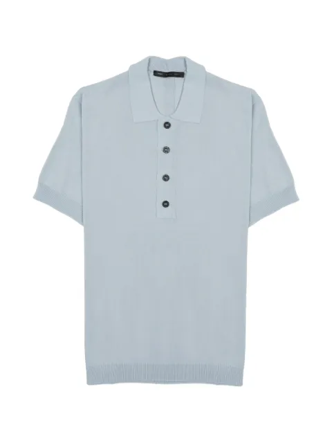 Low Brand knitted short-sleeve polo shirt