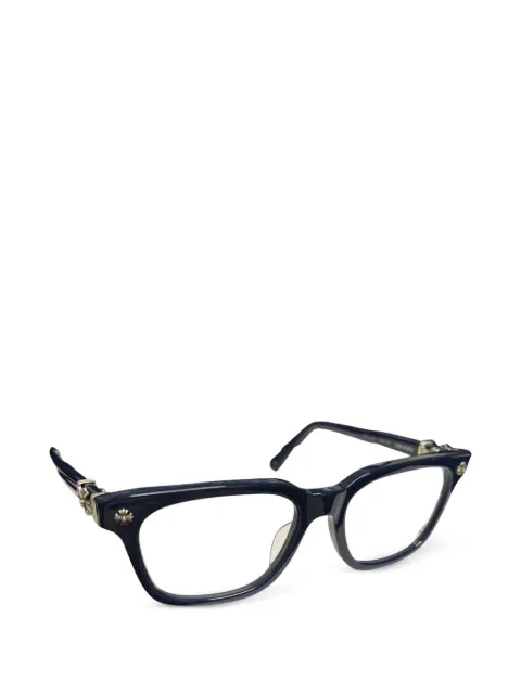 Chrome Hearts Cox Ucker flower-detail glasses