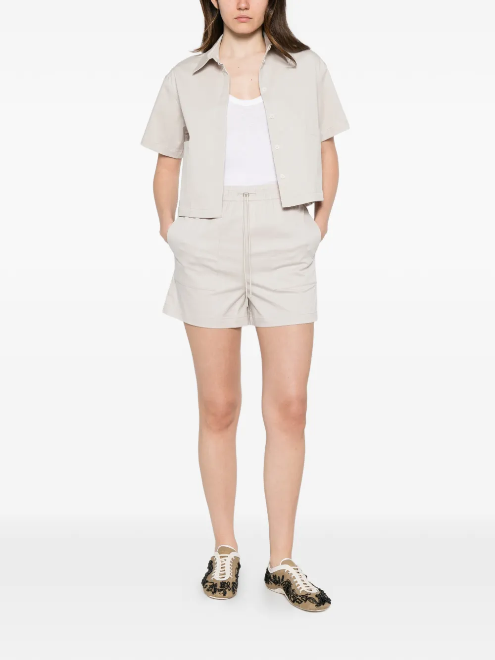  Alphatauri Camisa Con Bolsillo De Parche - Gris 