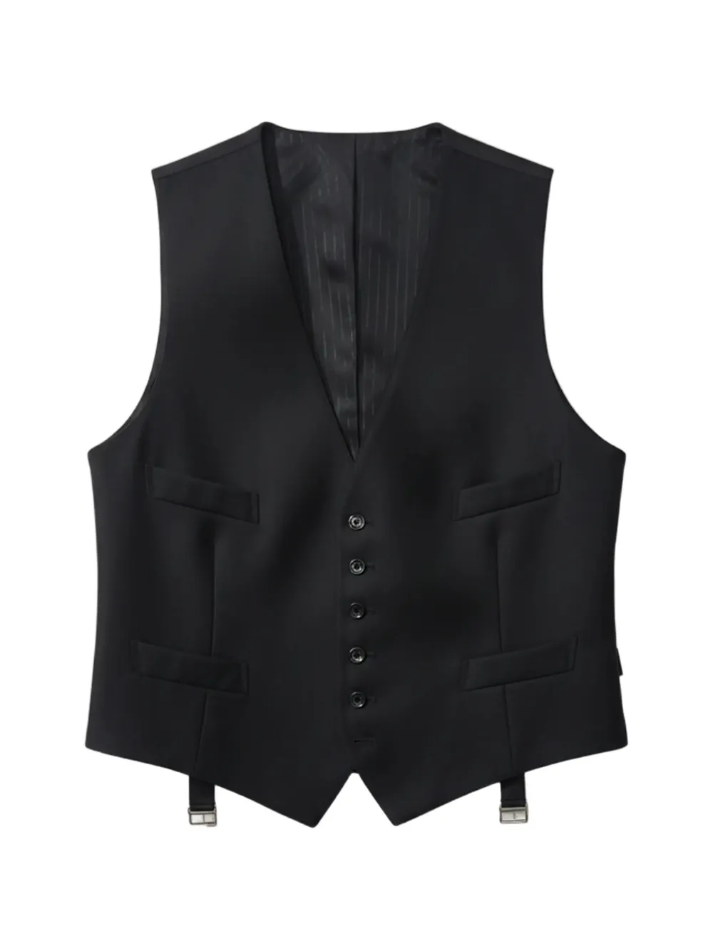 TOM FORD Weste mit V-Ausschnitt - Schwarz