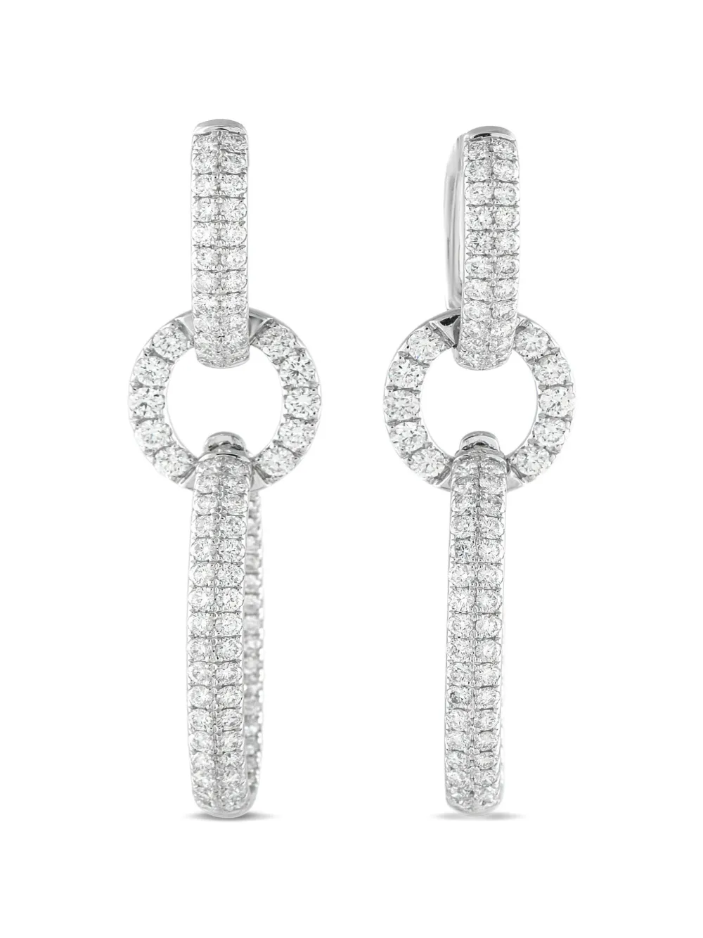 LB Exclusive diamond dangle earrings - Argento