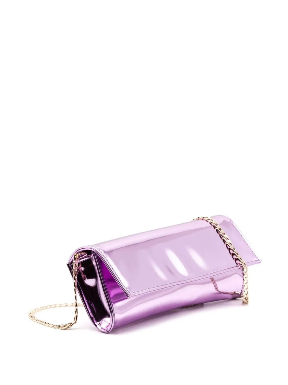 Castagna Metallic clutch Paars