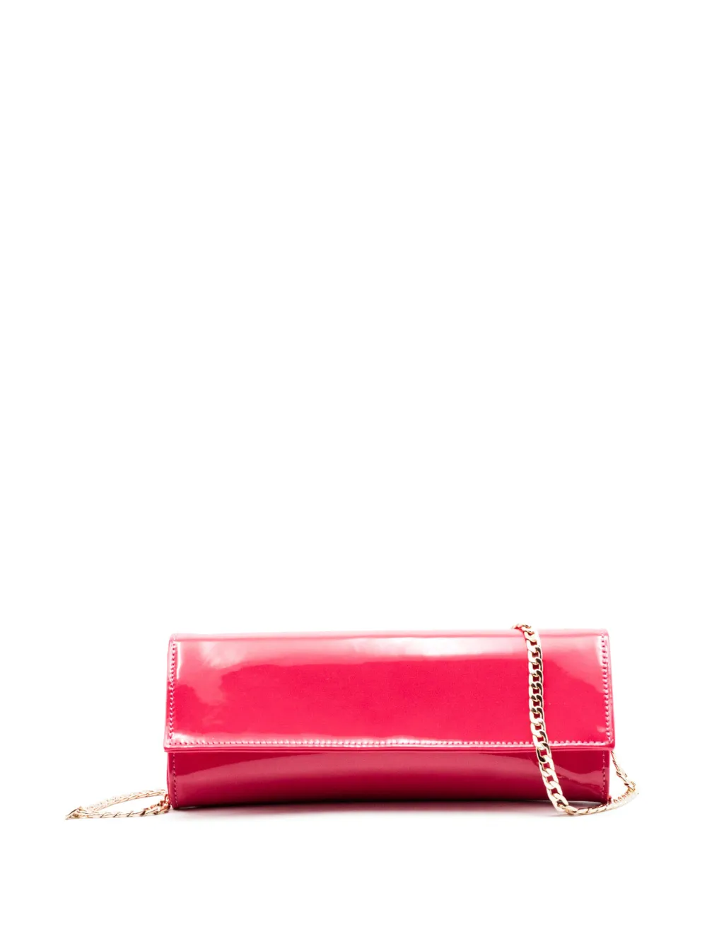 Castagna Clutch met gelakte afwerking Roze