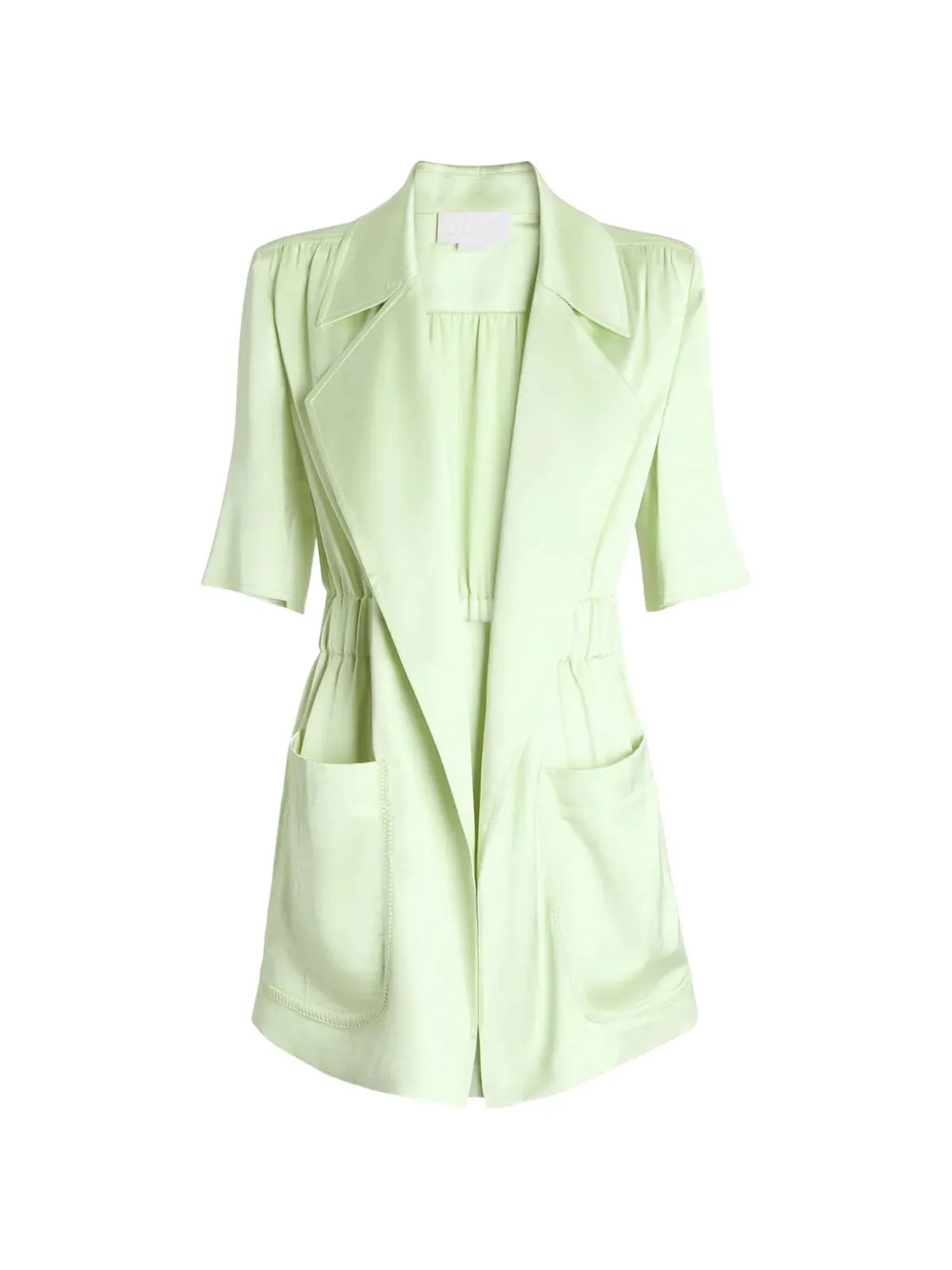 Genny notched-lapels blazer - Verde