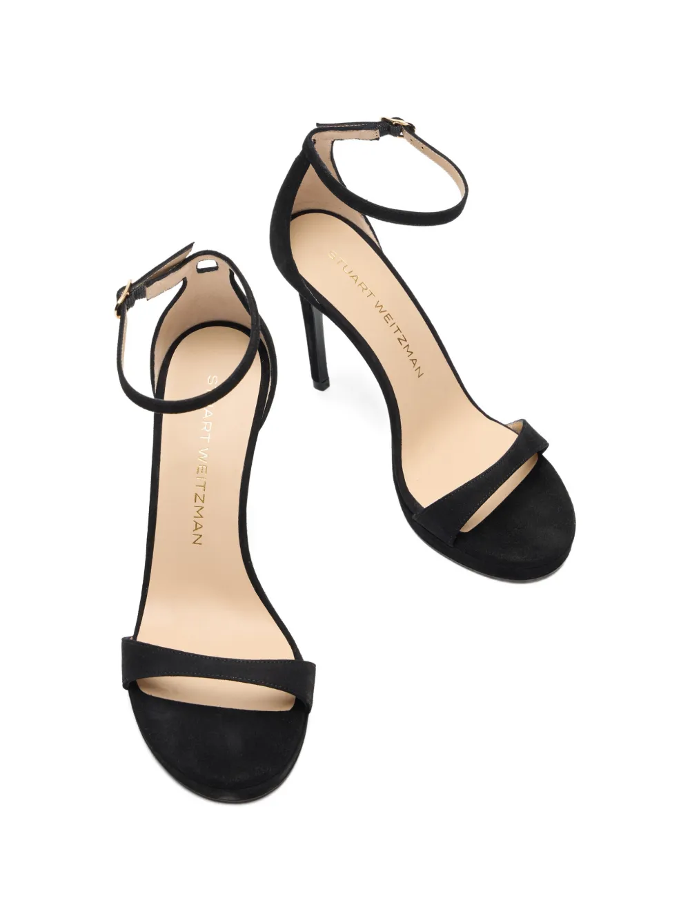 Stuart Weitzman Nudist platform sandals Zwart