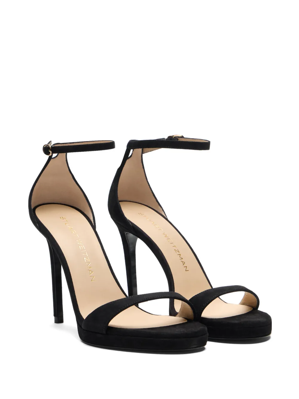 Stuart Weitzman Nudist platform sandals Zwart
