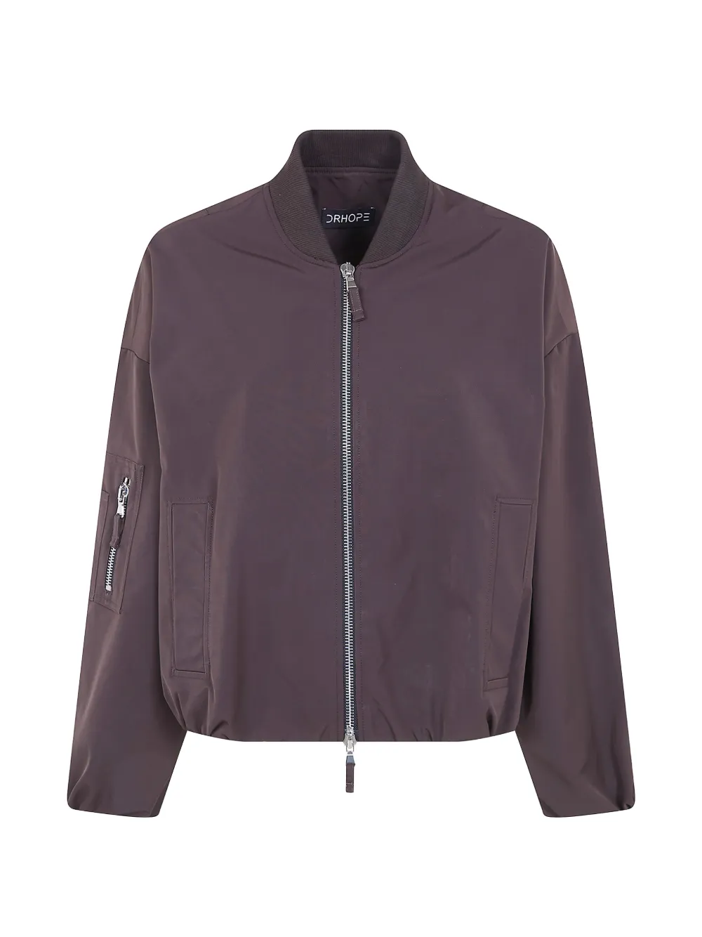 DRHOPE zip-up bomber jacket - Braun