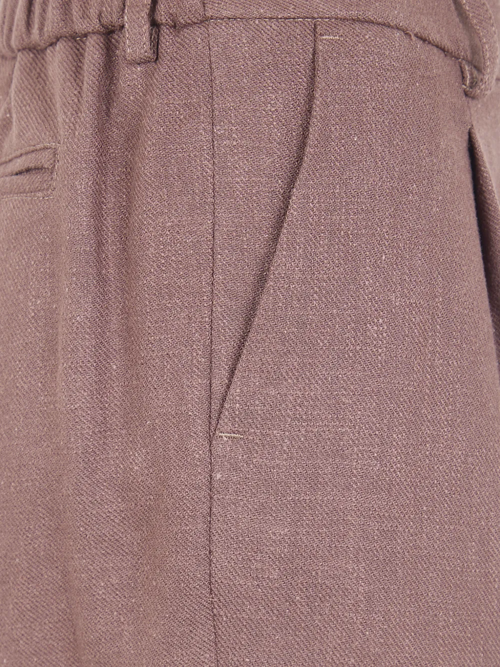 DRHOPE Plooibroek met toelopende pijpen Roze