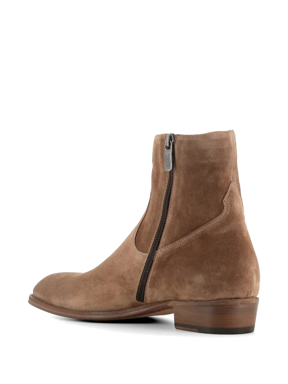 Alberto Fasciani Jason suède enkellaarzen Bruin