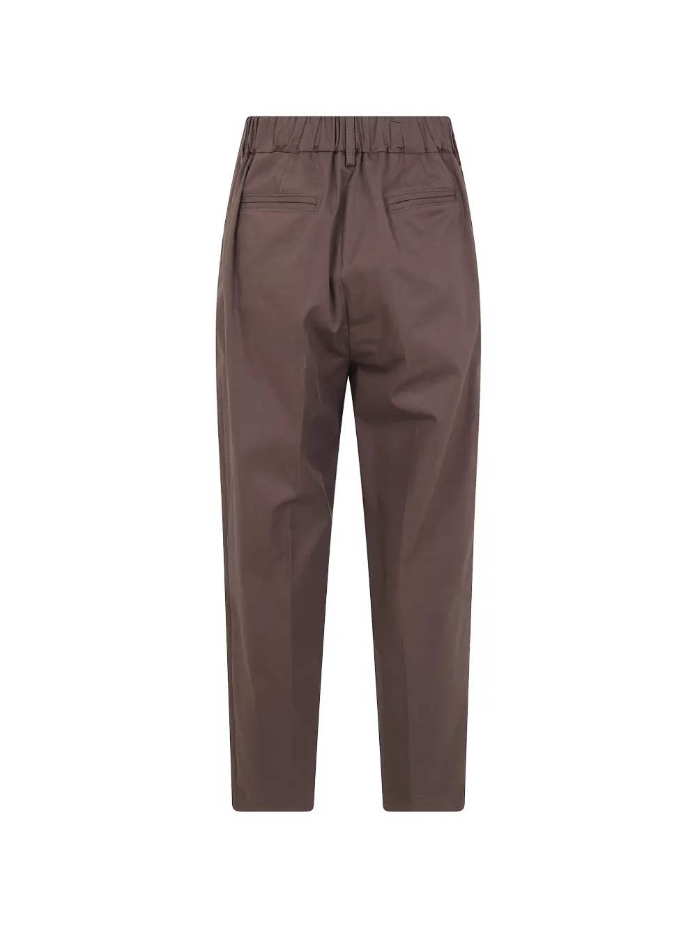 DRHOPE Broek met elastische taille Bruin