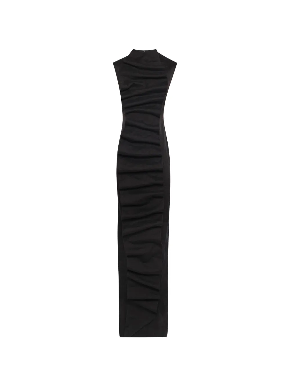A.W.A.K.E. Mode draped-details maxi dress - Nero