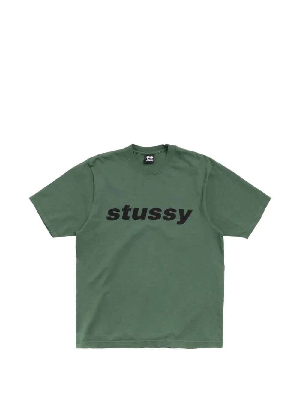 Stussy Shark Pigment-dyed T-shirt In Green
