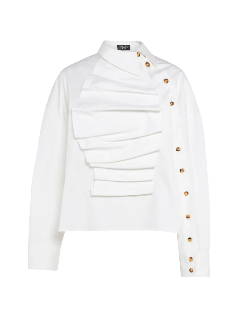 A.W.A.K.E. Mode button-embellishment blouse - Bianco