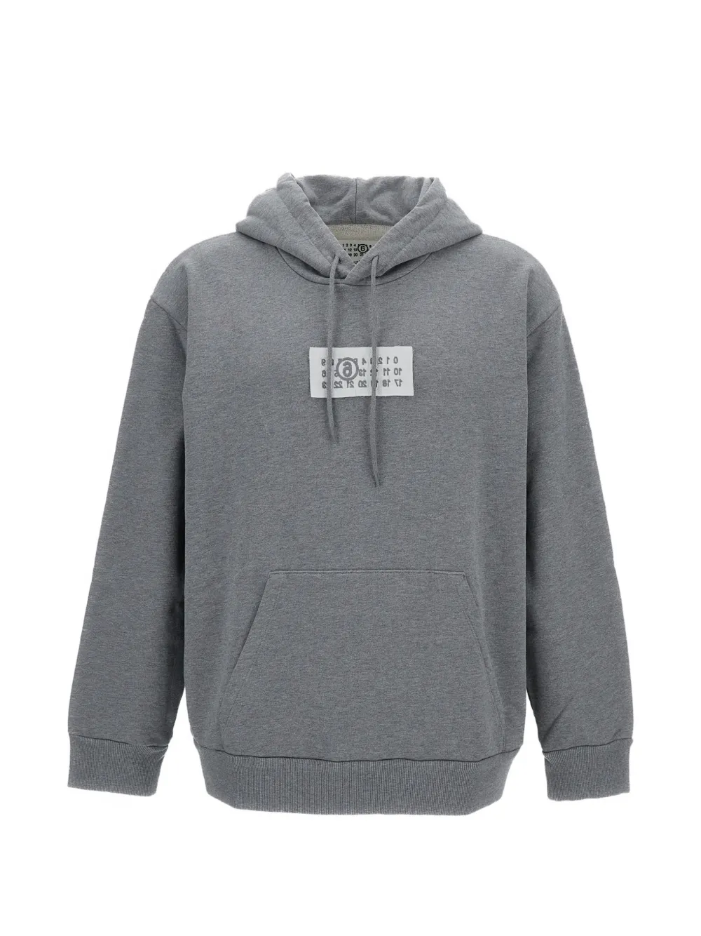 MM6 Maison Margiela logo hoodie - Grau