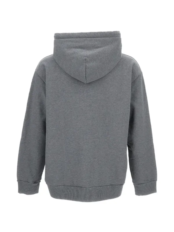 MM6 Maison Margielaパーカー　グレー MM6 Maison Margiela Logo Hoodie | Grey | FARFETCH