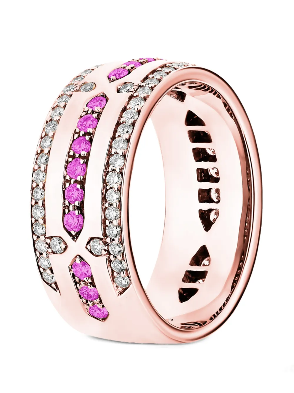 Goshwara G-Classics diamond pink sapphire ring - Rosa