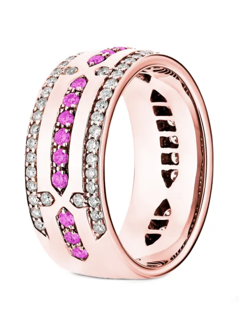Goshwara G-Classics diamond pink sapphire ring